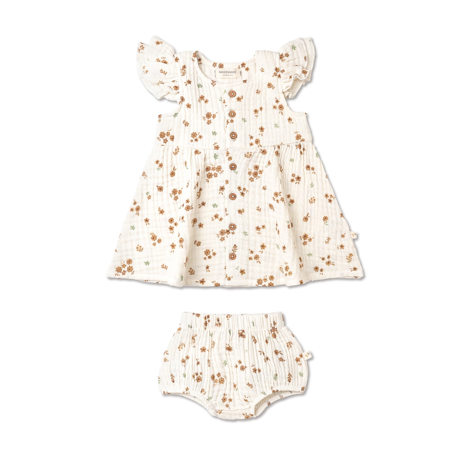 Bohemia Button Down Flutter Dress