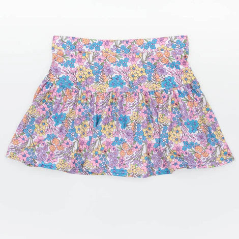 Printed Tennis Skort // Bright Floral