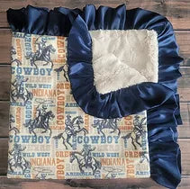 Bronc Minky Blanket