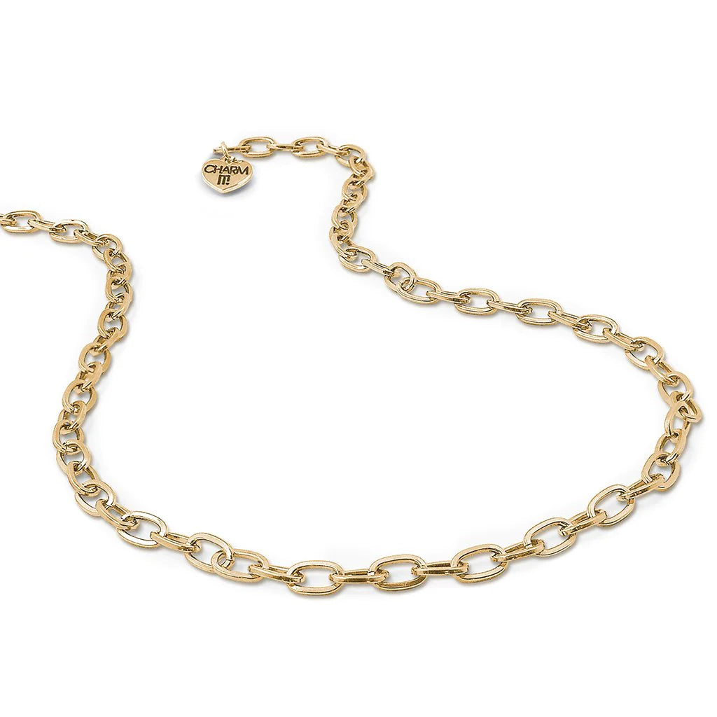 Gold Charm Chain Necklace