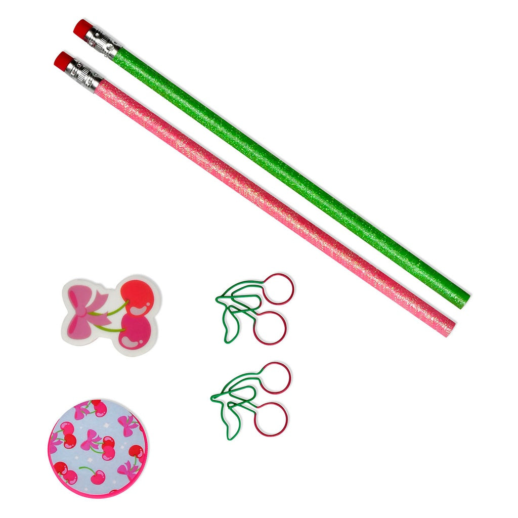 Cheerful Cherries Stationary Set