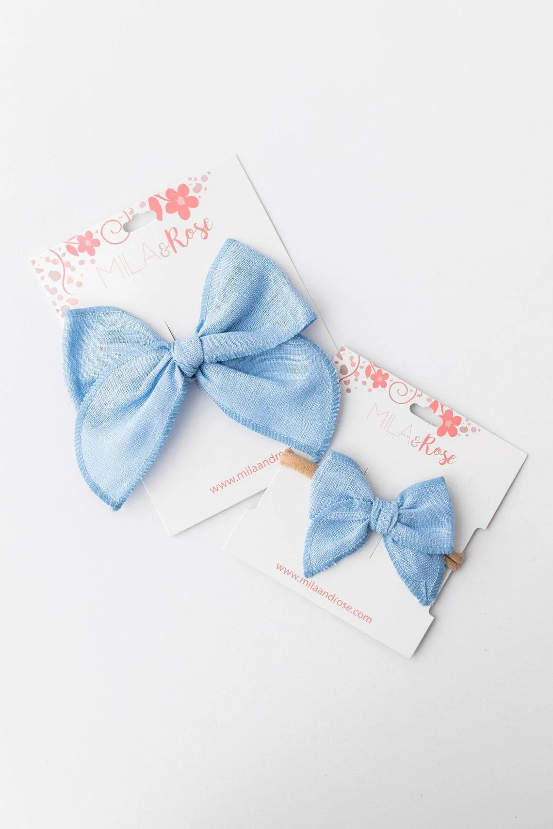 Classic Hair Bow // BlueBird