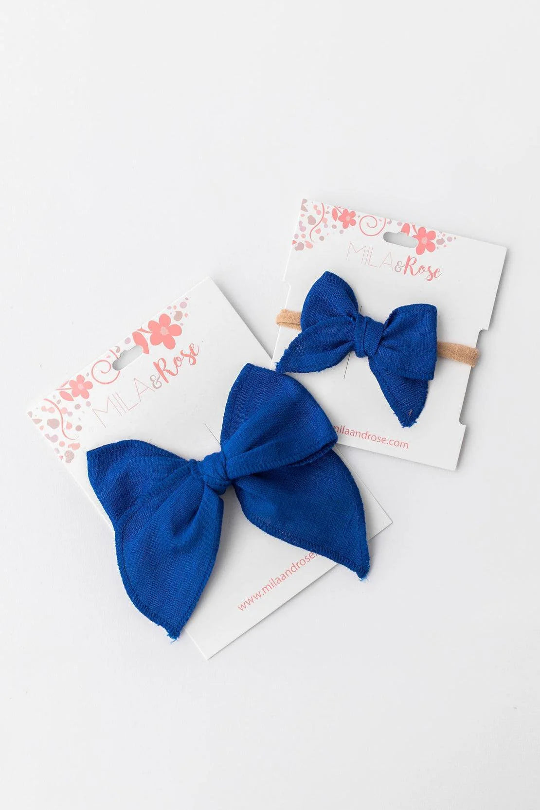 Classic Hair Bow // Royal Blue