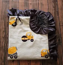 Construction Minky Blanket