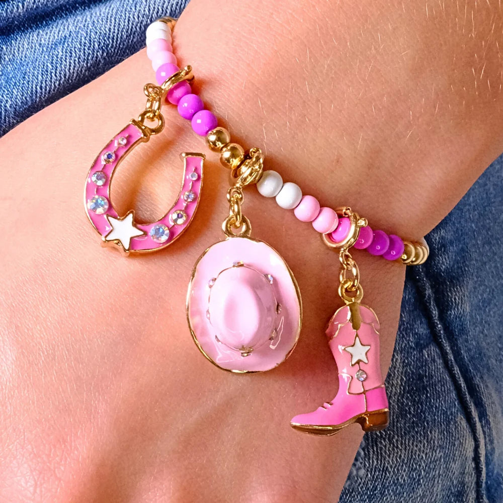 Gold Cowboy Hat Charm