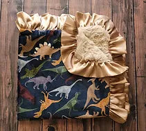 Dino Minky Blanket