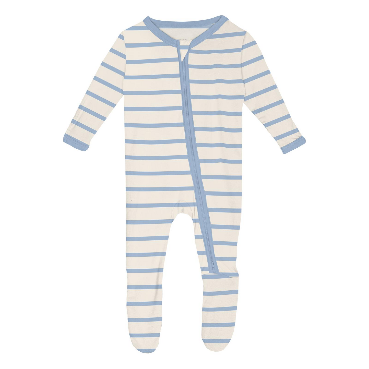 Pond Sweet Stripe Zipper Footie