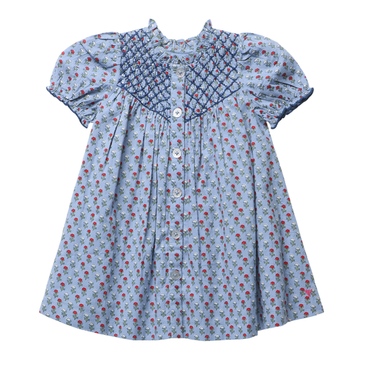 Lucia Dress // Light Blue Carnation