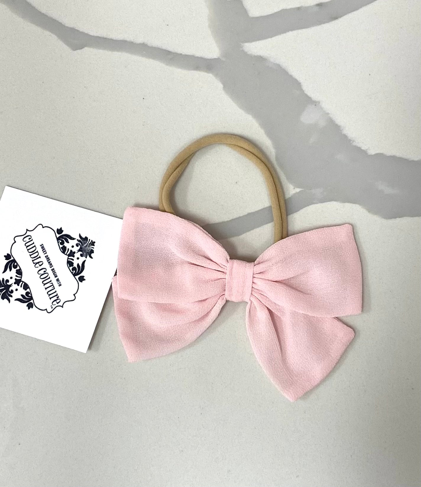 Cuddle Couture Light Pink Headband