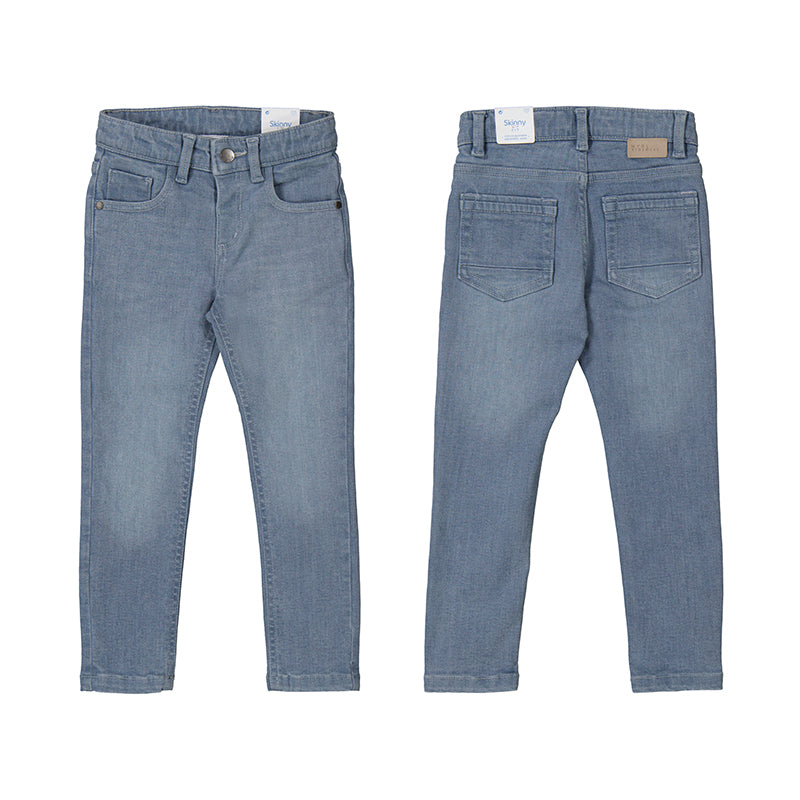 Blue Gray Skinny Denim Pants 4530-095