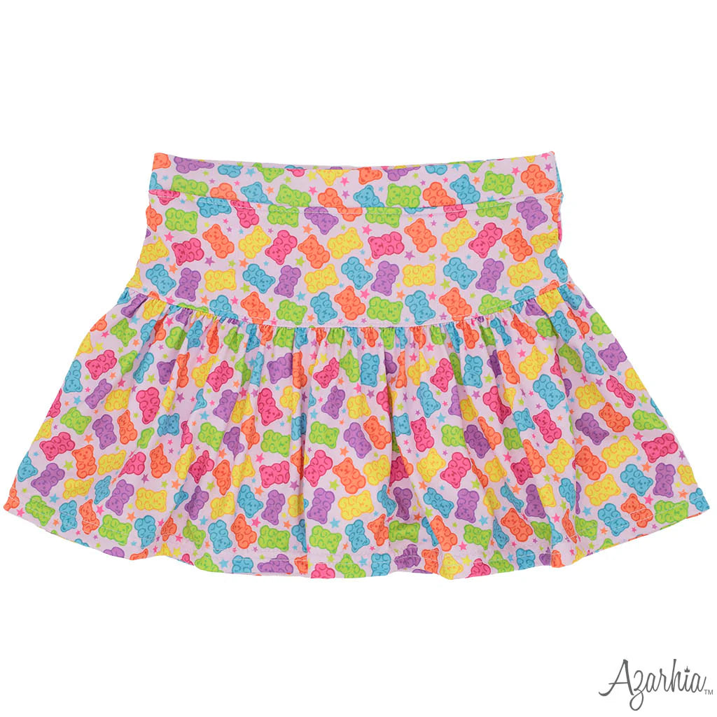 Printed Tennis Skort // Gummy Bear