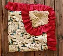 Home on the Range Minky Blanket