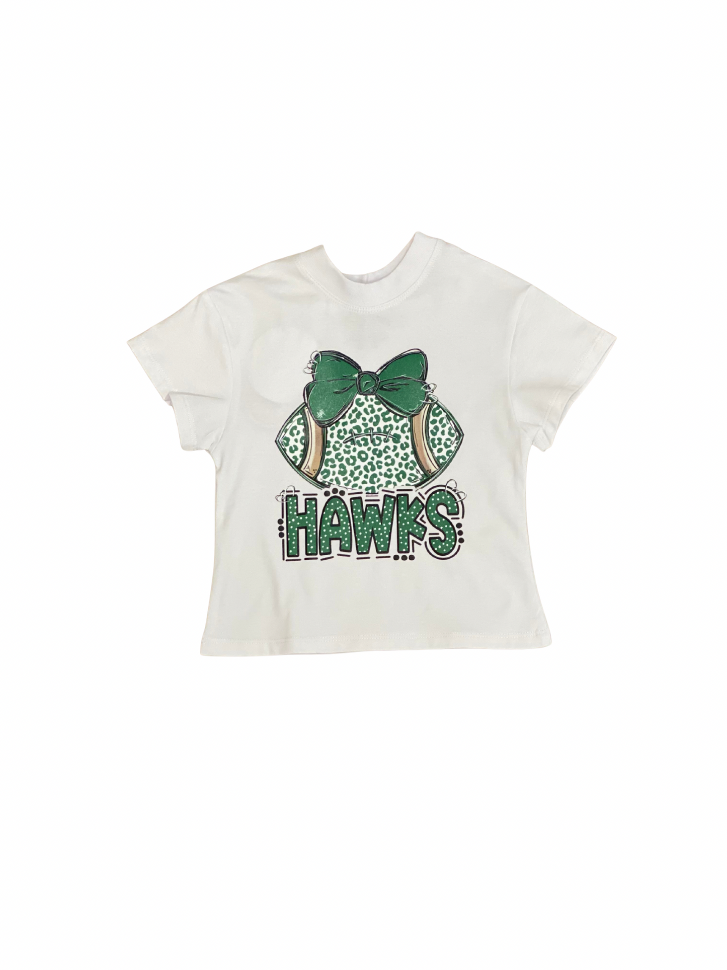 Hawks Football on Boxy Tee