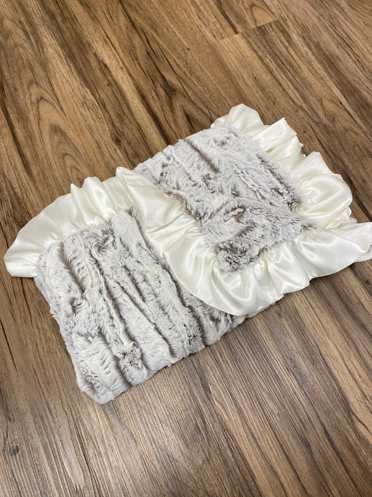 Almond Whistler Minky Blanket