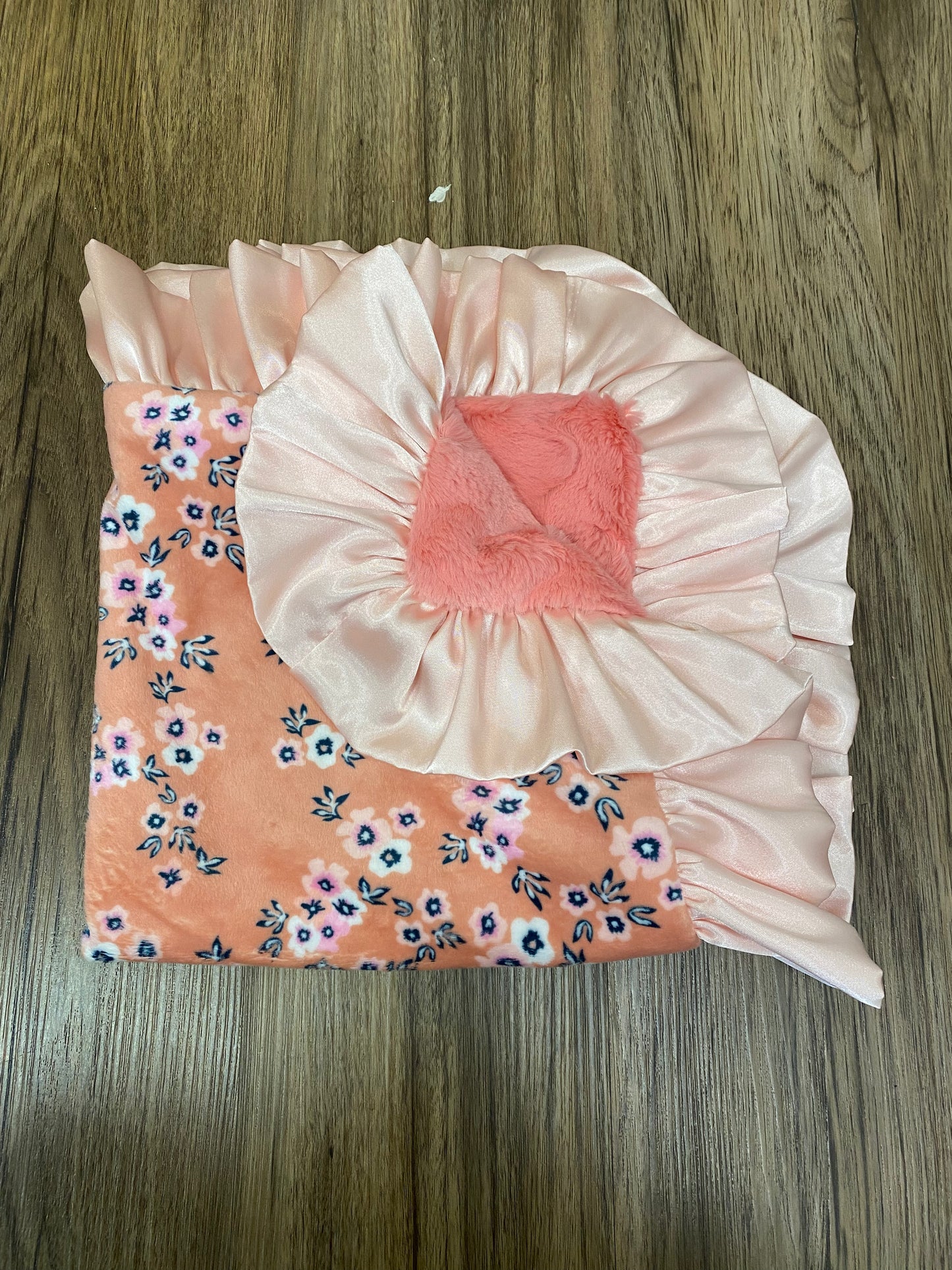 Tiny Floral Minky Blanket
