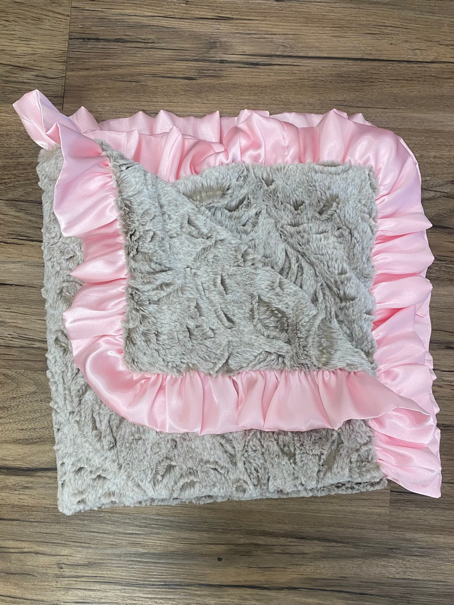 Embossed Floral Minky Blanket