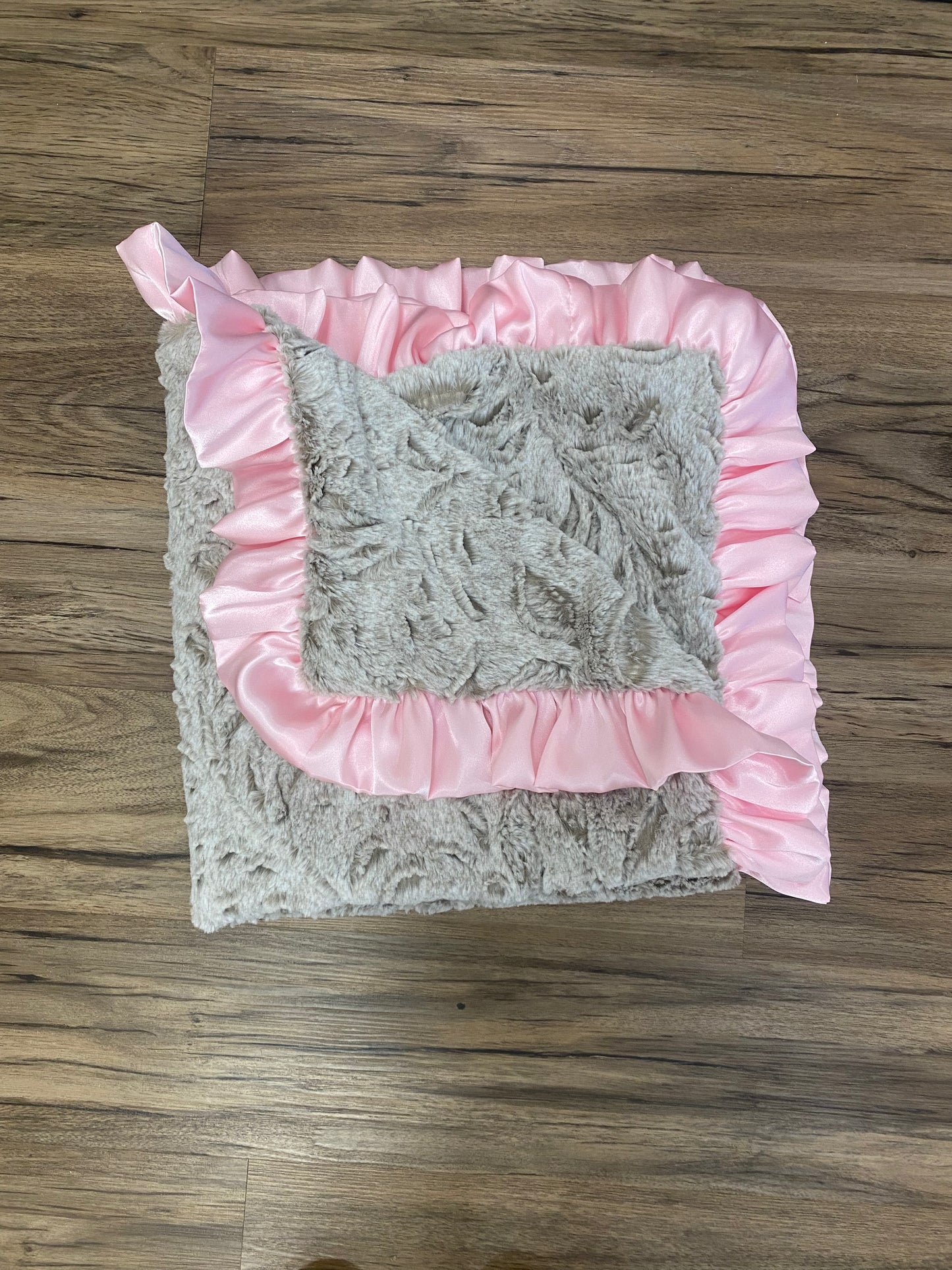 Embossed Floral Minky Blanket
