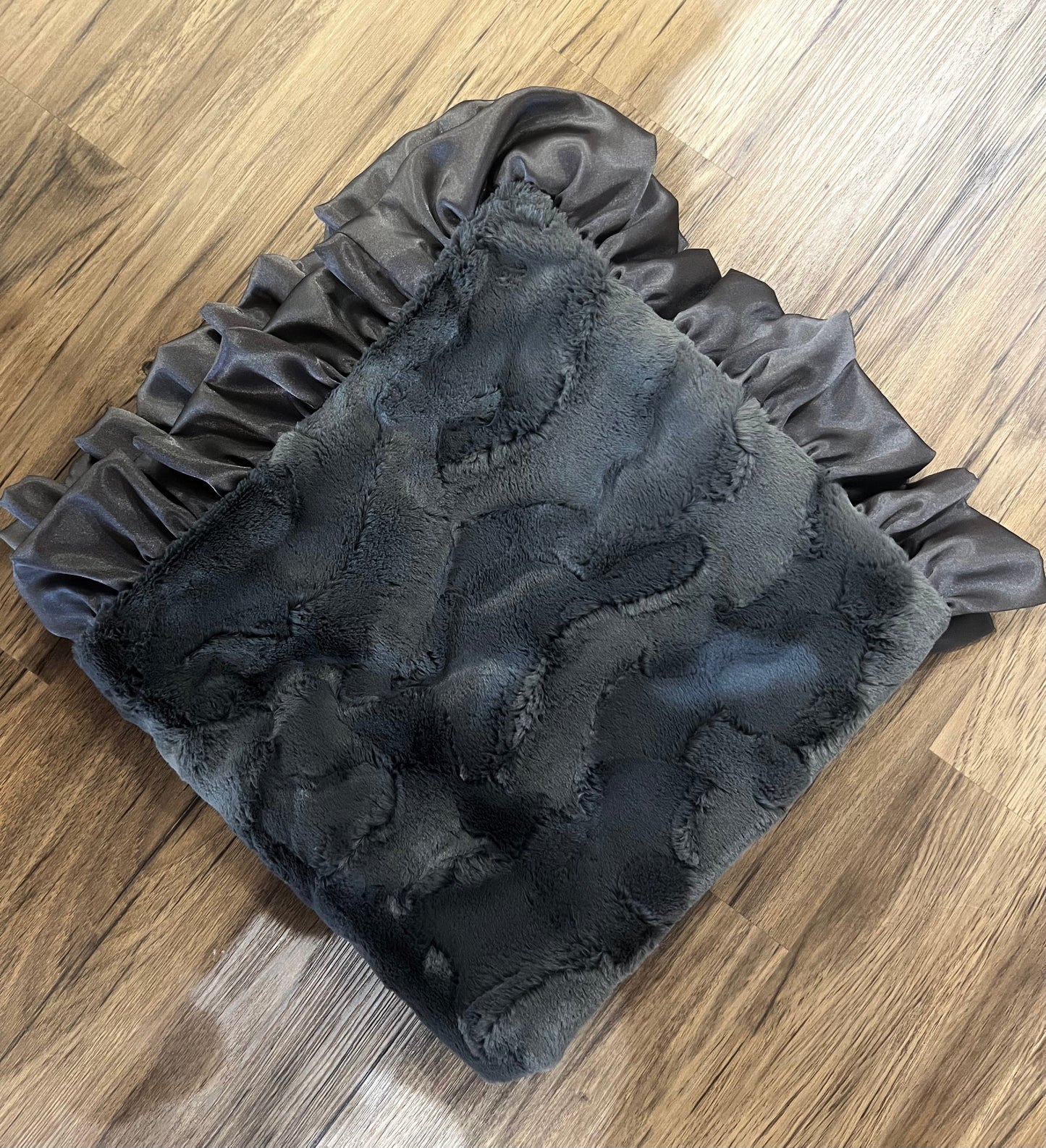 Gray Bella Minky Blanket