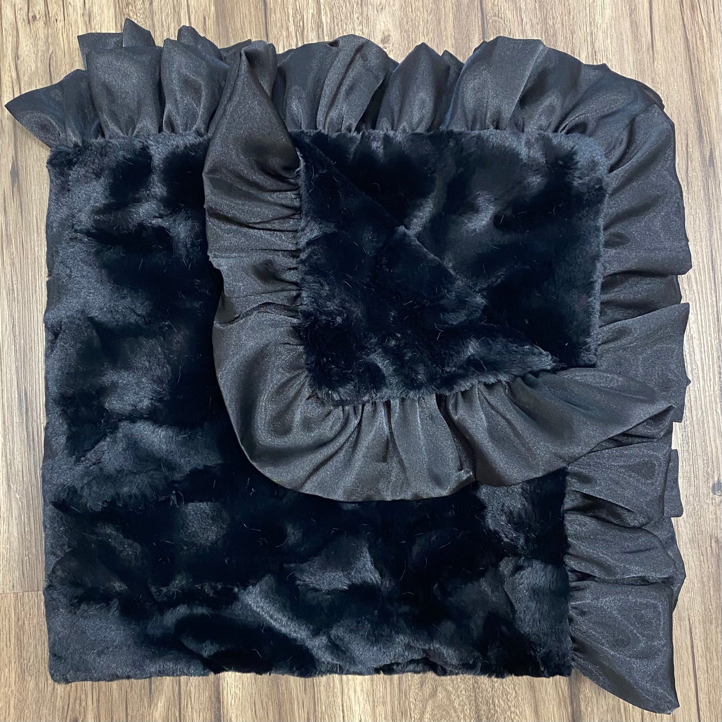 Black Minky Blanket