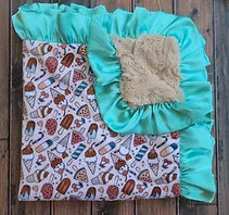 Ice Cream Dreams Minky Blanket
