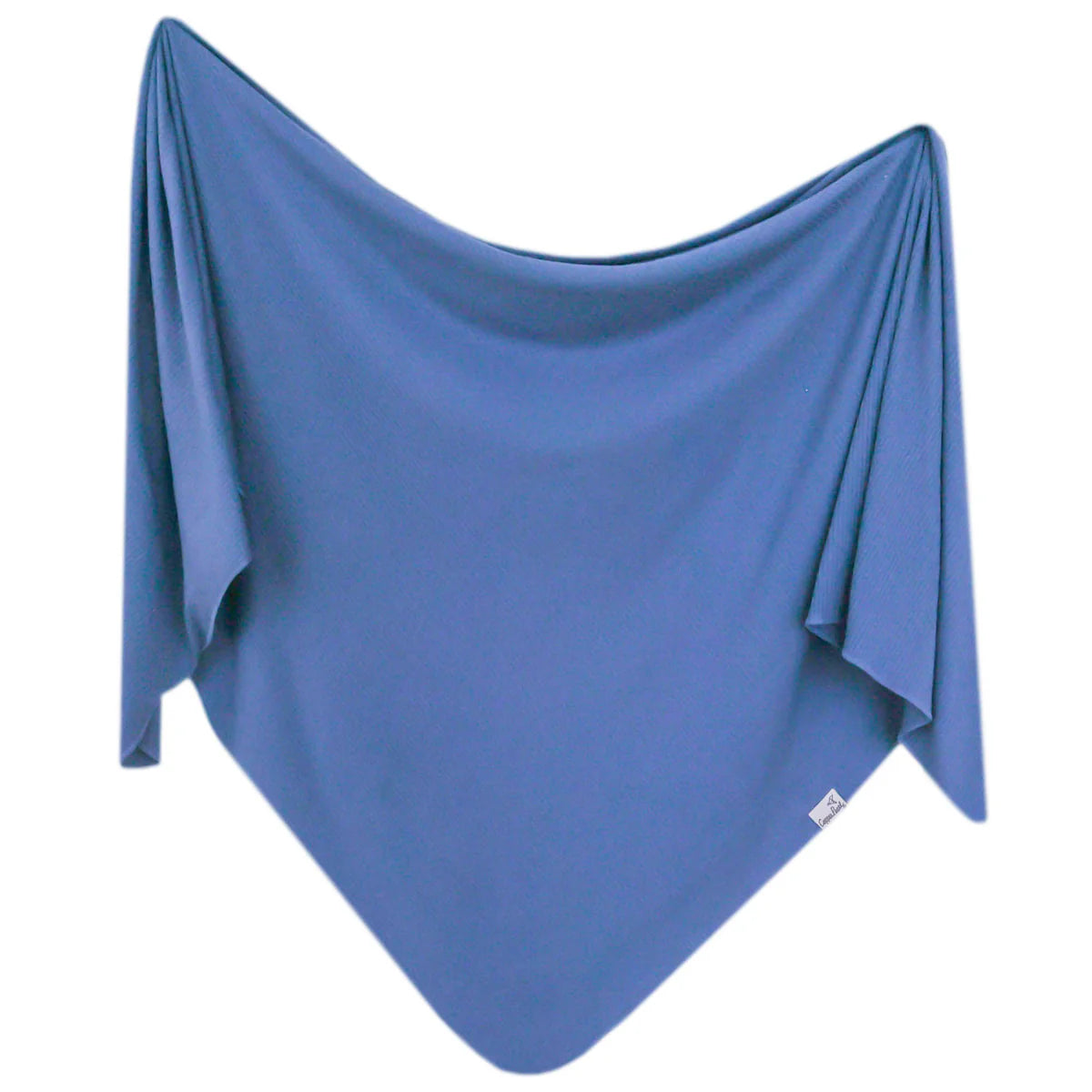 Swaddle Blanket - Indigo Rib