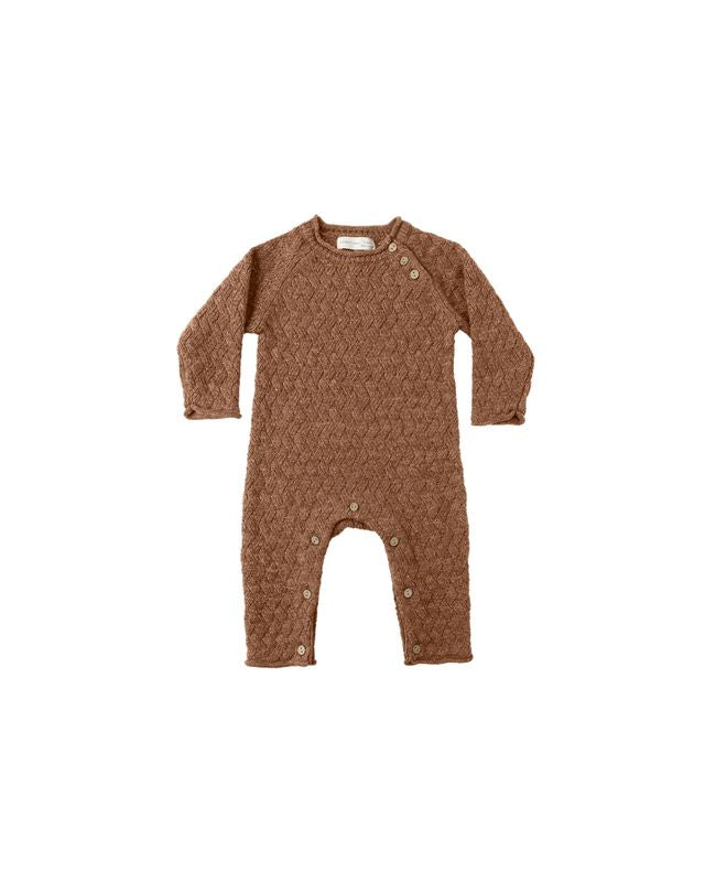 Cozy Heather Knit Jumpsuit // Cedar