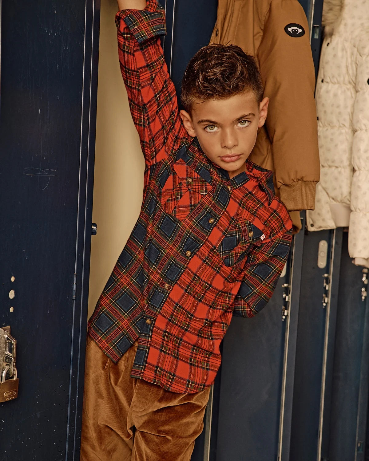 Holiday Plaid Button Down