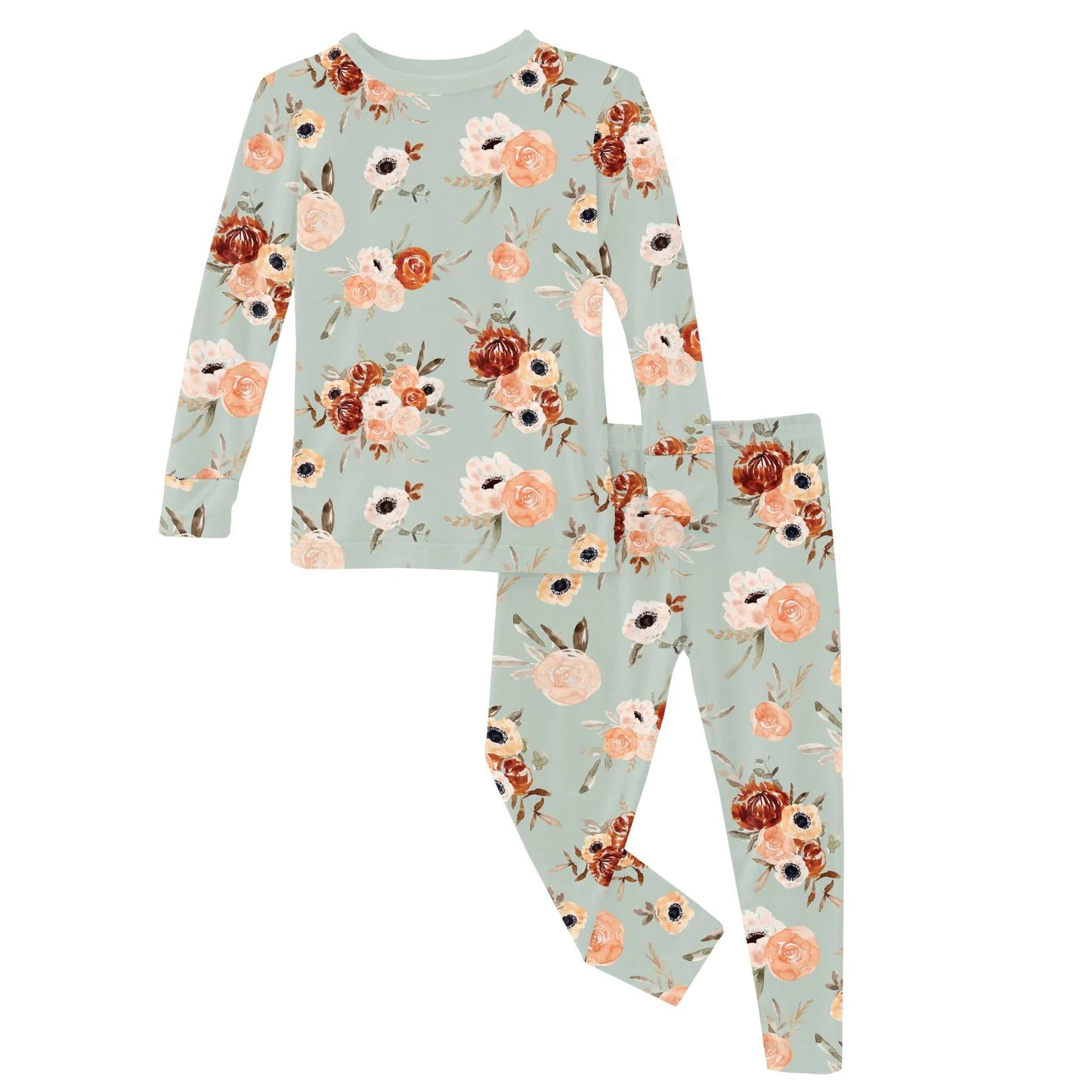 Aloe Fall Floral Long Sleeve Pjs