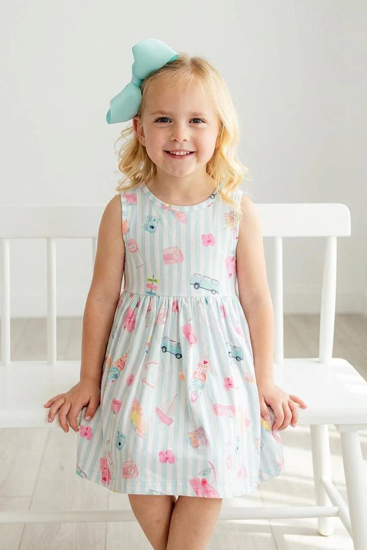 Malibu Girl Tank Twirl Dress