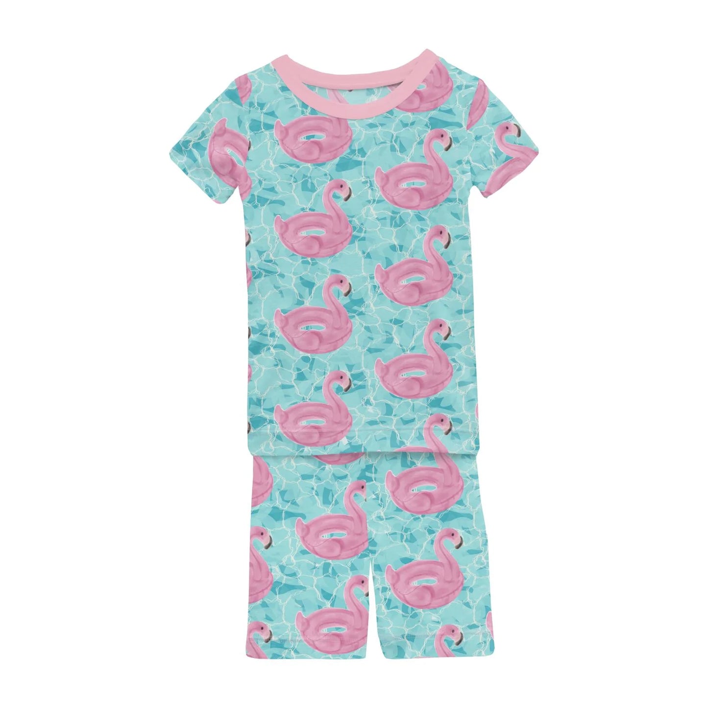 Pool Party Short Sleeve Pajama Set (Shorts)
