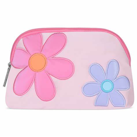 Pretty Petals Oval Cosmetic Bag