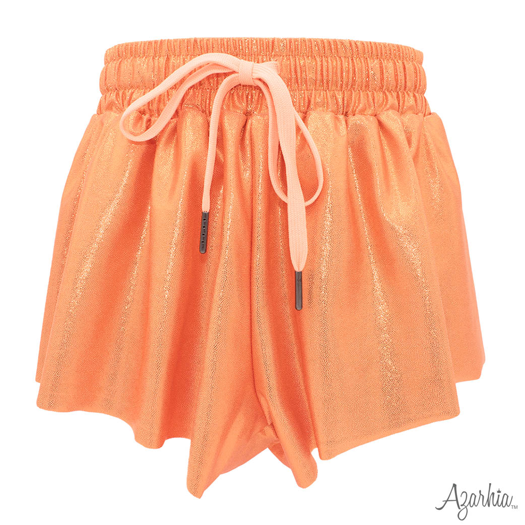Shimmer Butterfly Short // Orange