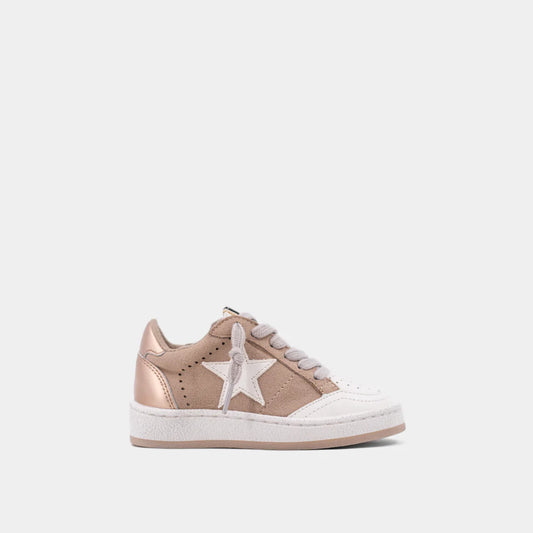 Paz Mini Sneaker // Beige Suede (Kids)