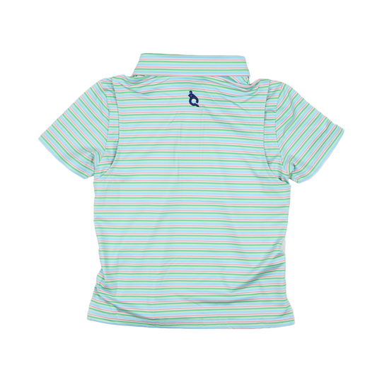 Performance Polo // Sherbet Stripe