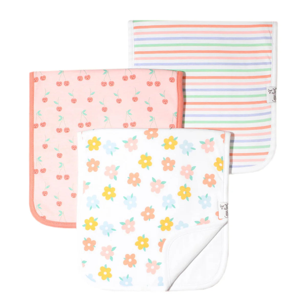 Cheery Burp Cloths