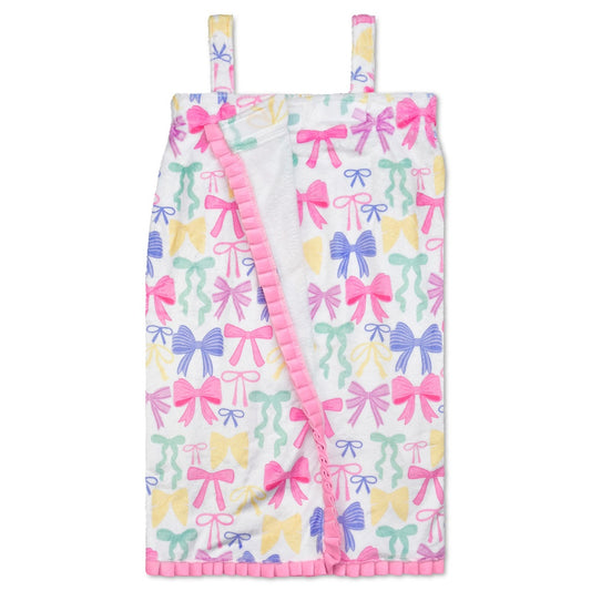 Pretty Bows Plush Spa Wrap