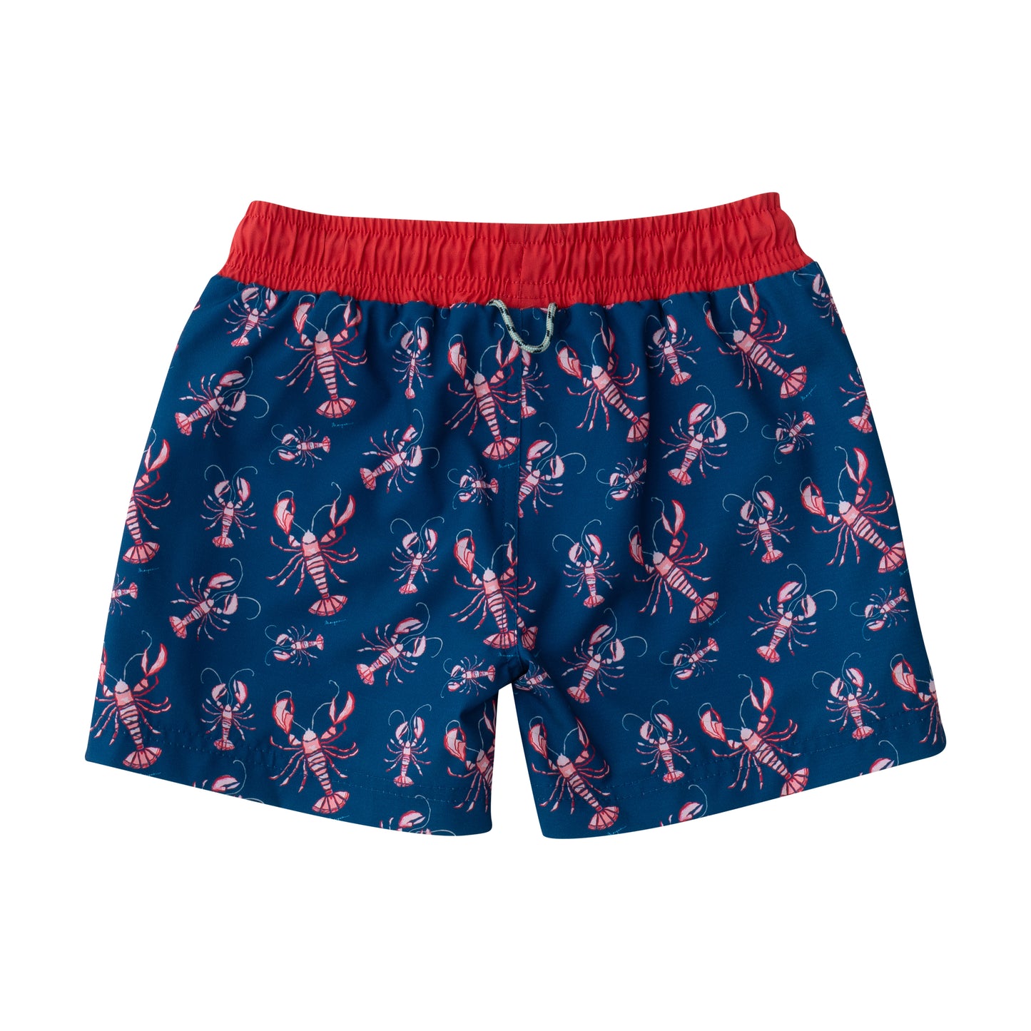 Lobster Print Boogie Board Swim Trunk