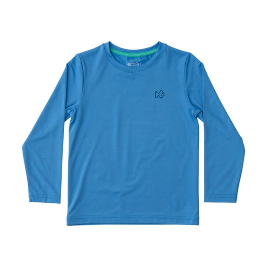 Marina Blue Pro Performance Long Sleeve Fishing T-Shirt