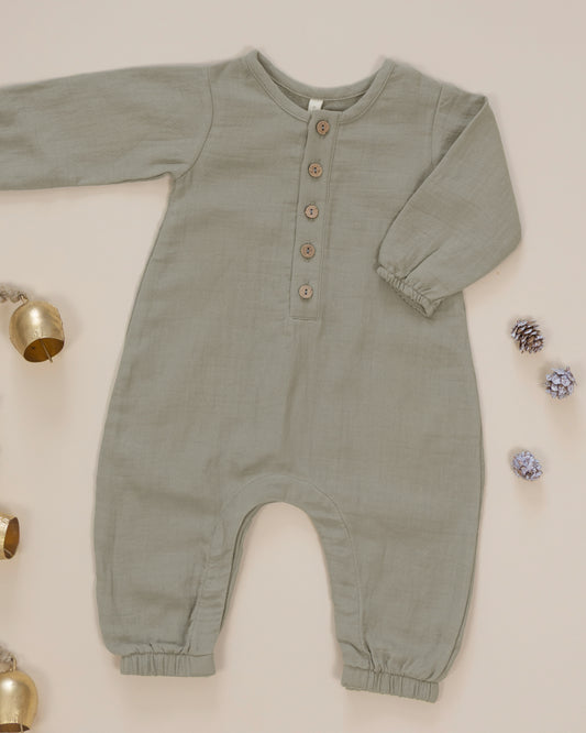 Woven Jumpsuit // Spruce