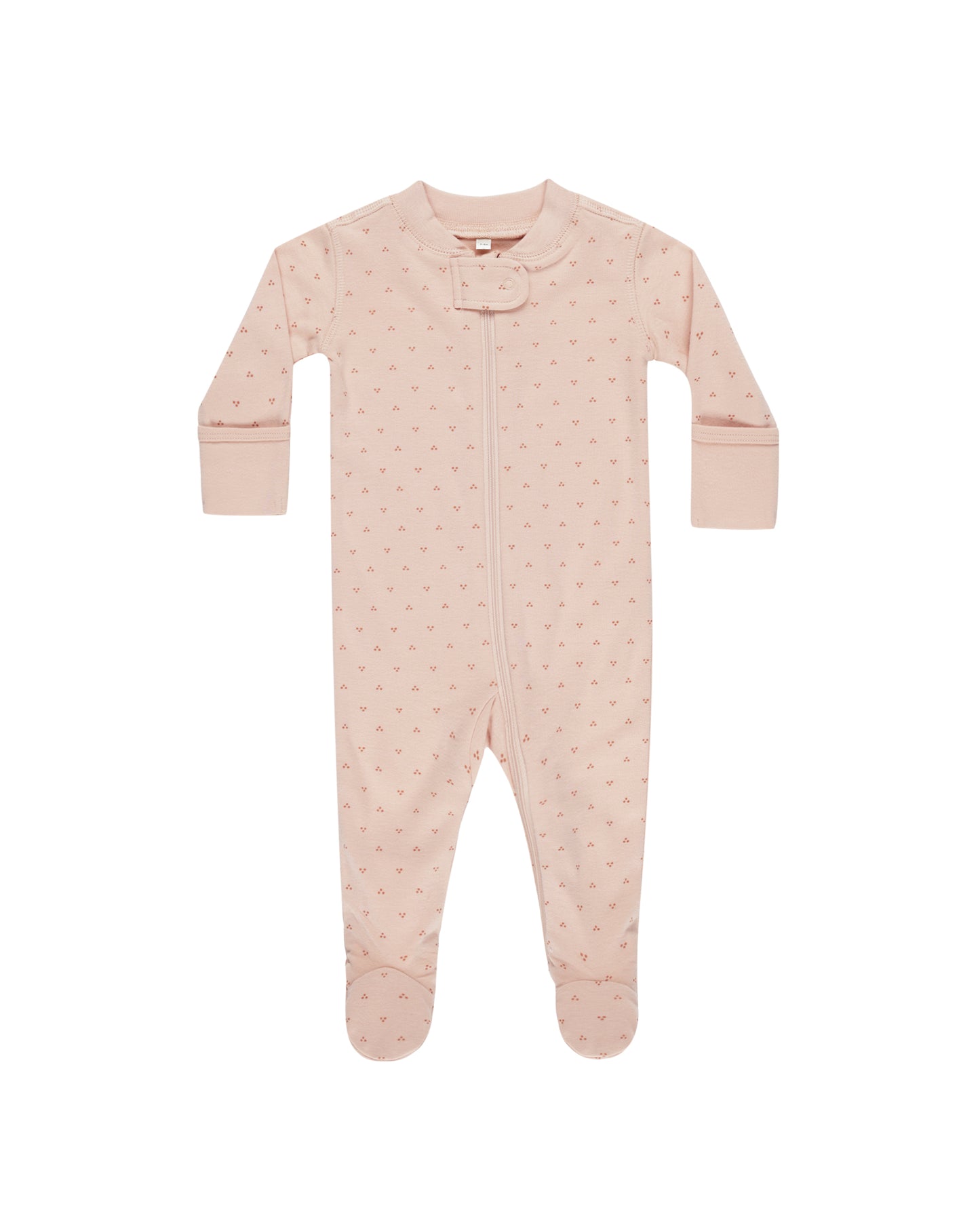Zip Long Sleeve Sleeper Footie || Dotty
