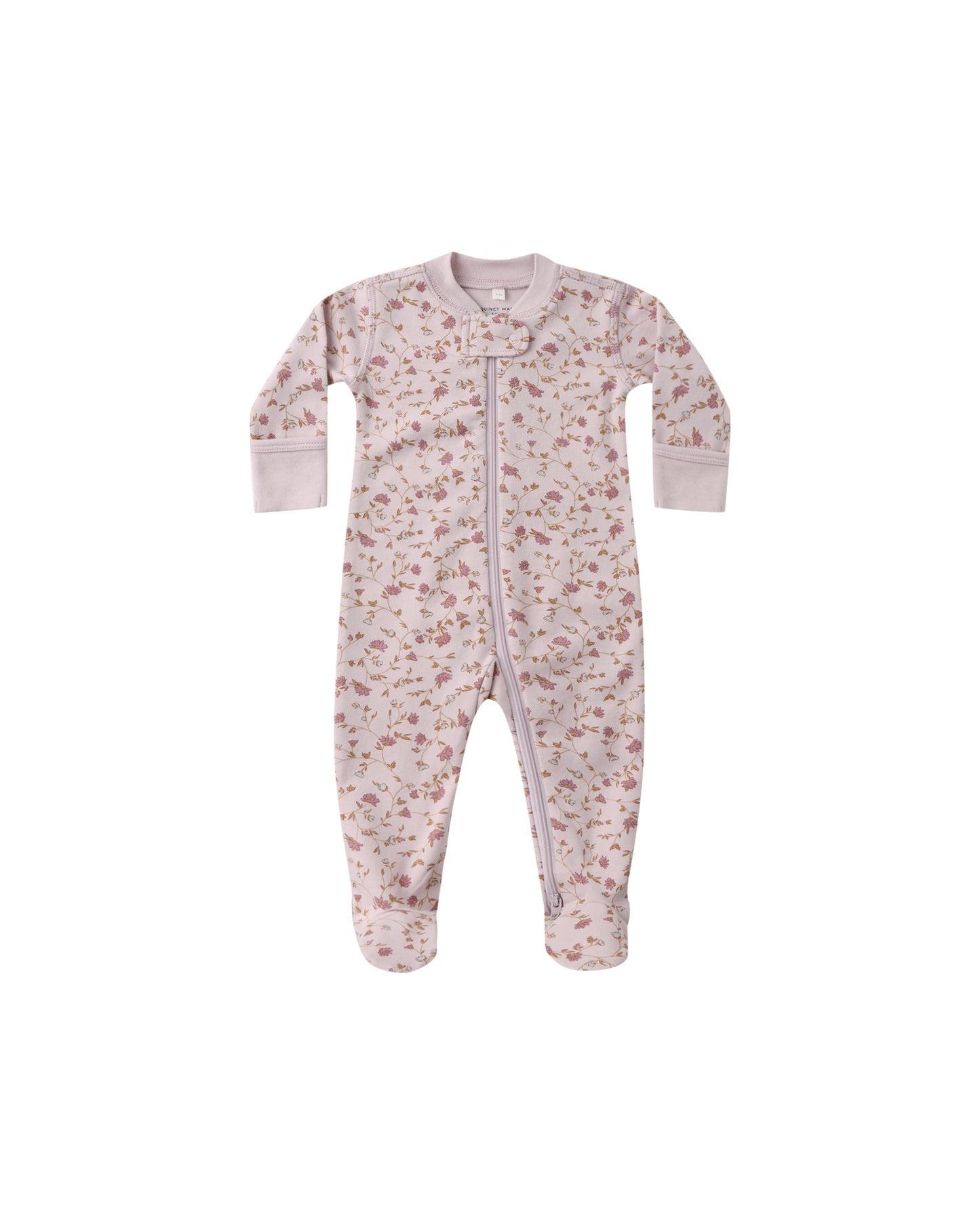 Zip Long Sleeve Sleeper Footie || Garden