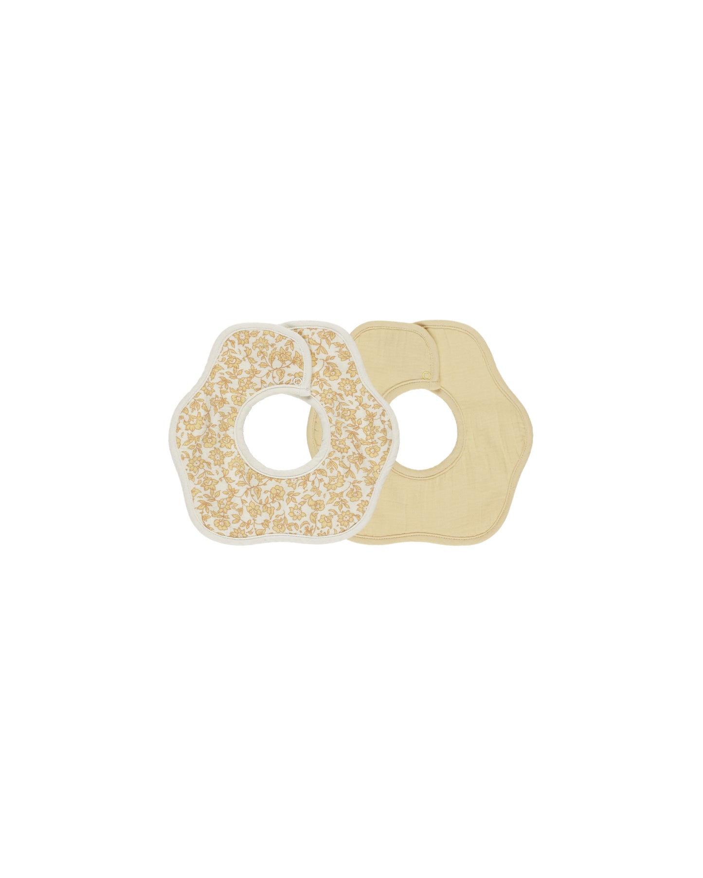 Flower Bib, 2 Pack || Dahlia, Yellow