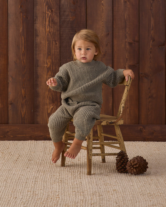 Chunky Knit Sweater // Spruce