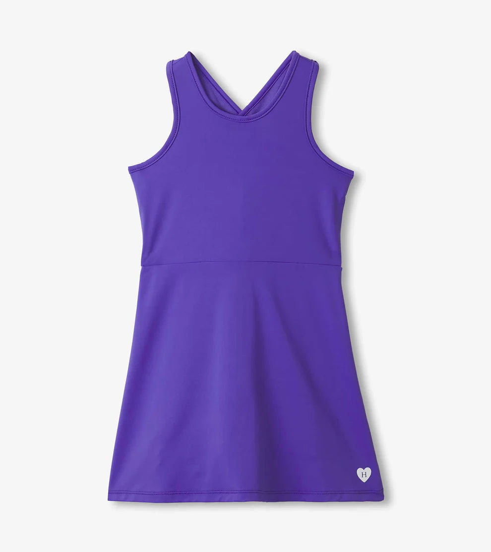 Purple Opulence Active A-Line Dress