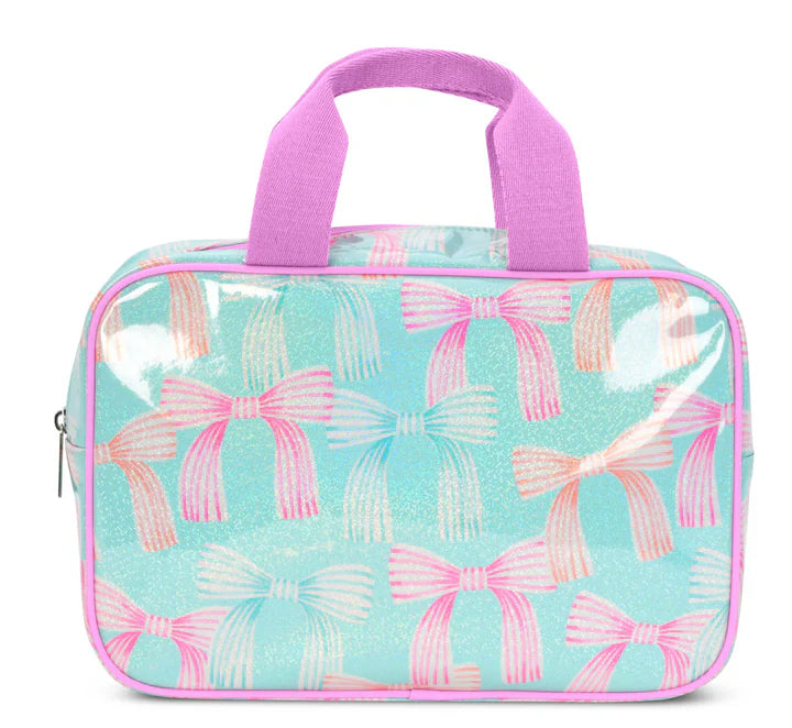 Sparkling Bows Large Cosmetic Bag