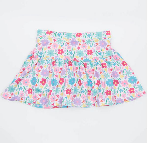 Printed Tennis Skort // Daisies