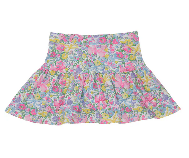 Printed Tennis Skort // Bright Bows
