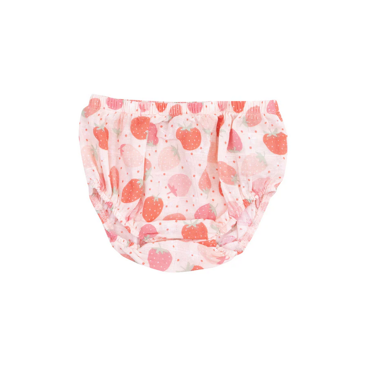 Smocked Ruffle Sundress & Diaper Cover // Strawberry Bliss