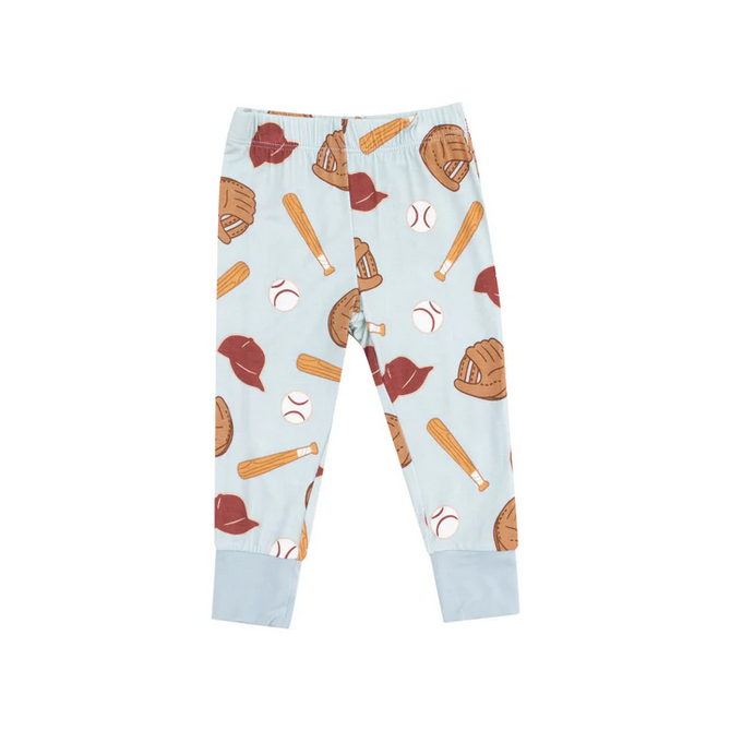 Short Sleeve Loungewear Set // Baseball
