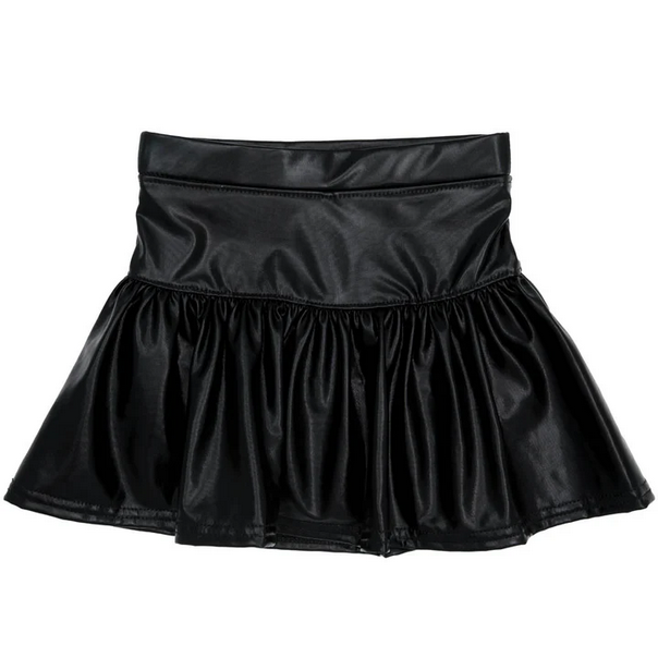 Metallic Skort // Black